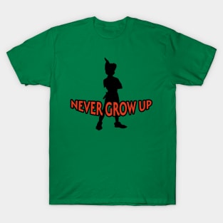 Peter Pan - Never Grow Up T-Shirt